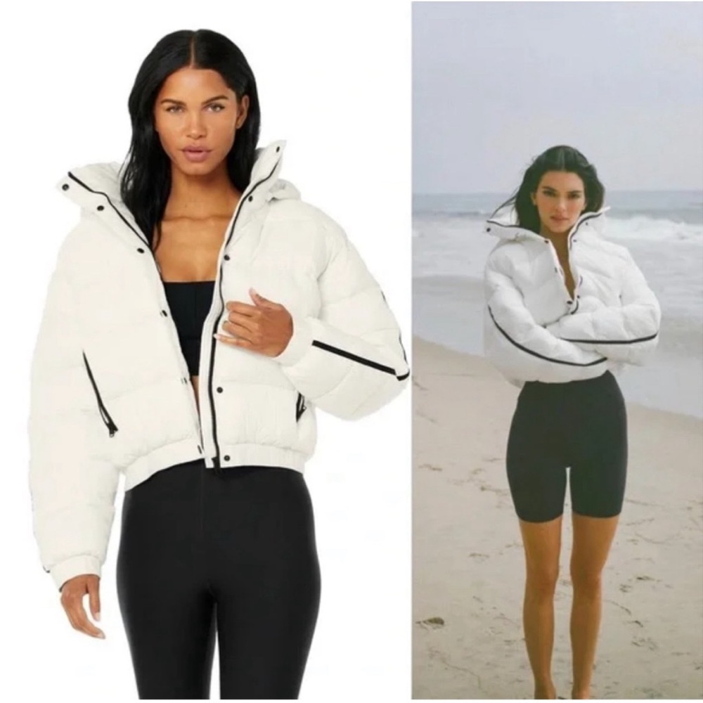 ALO Aspen Love Puffer Jacket - Ivory